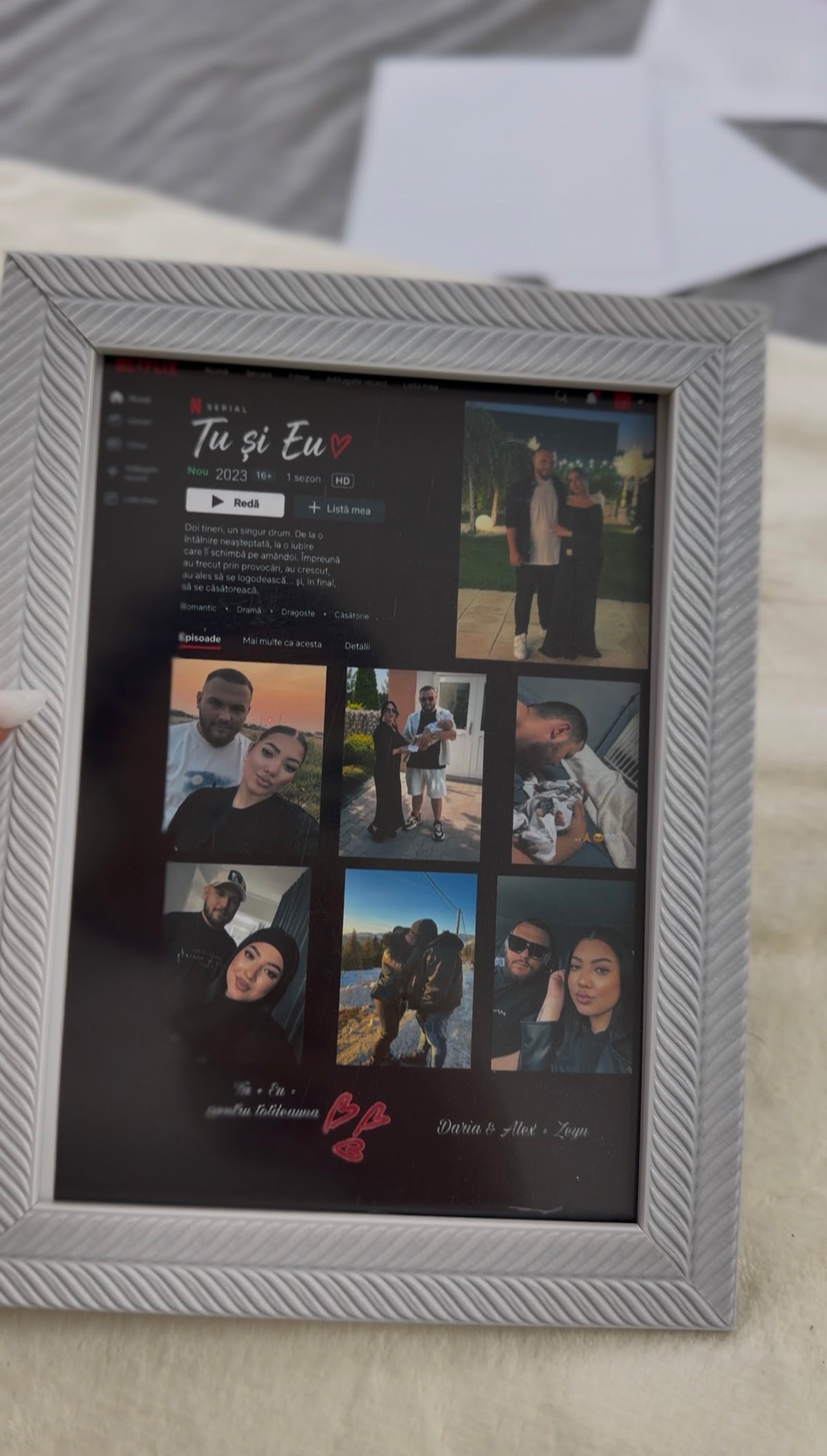 Tablou tip Netflix personalizat