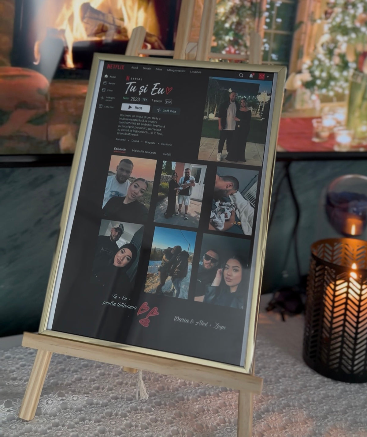 Tablou tip Netflix personalizat