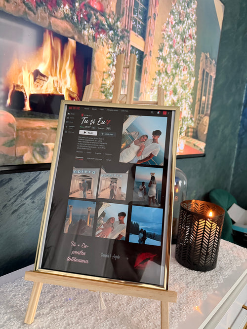 Tablou tip Netflix personalizat